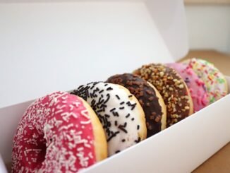 box with donuts