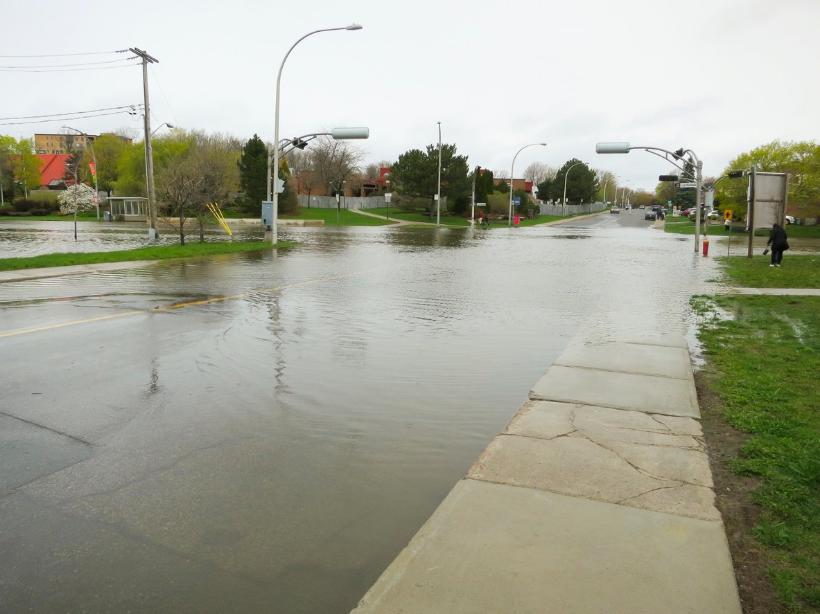 City Flooding in Montreal - Canada