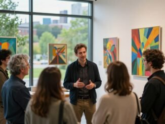 davide barberio in art gallery