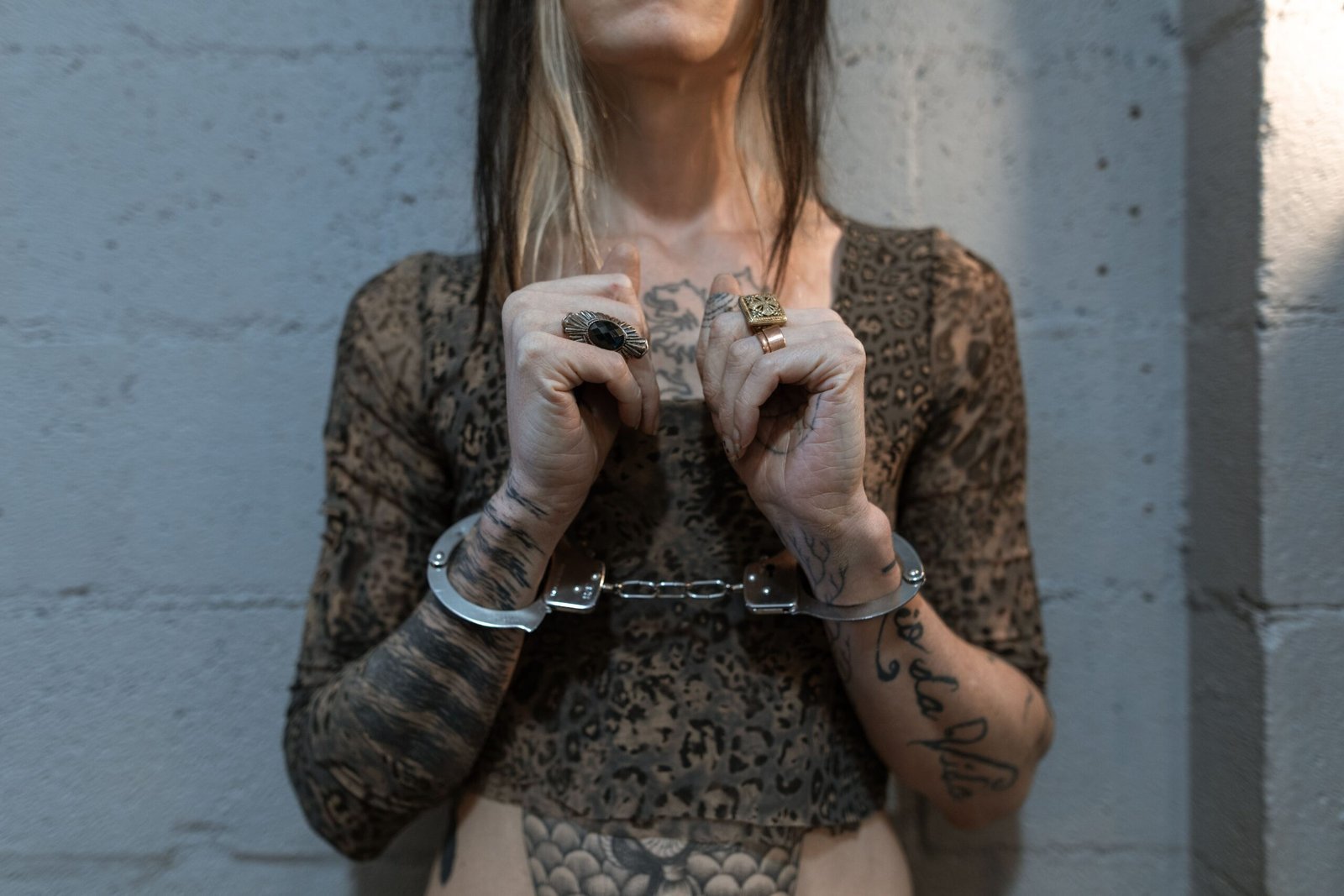 women under arrest