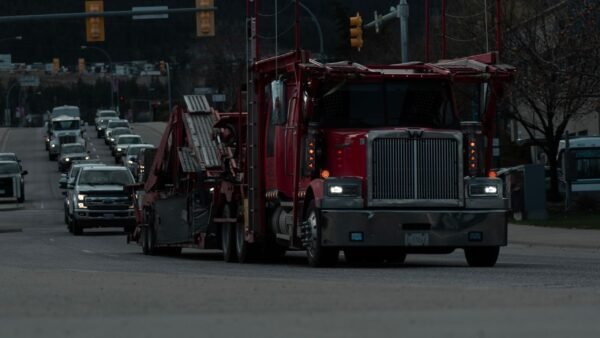truck striking the REM